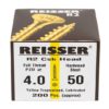 Reisser R2 Woodscrews Yellow